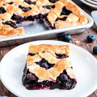 Blueberry Slab Pie