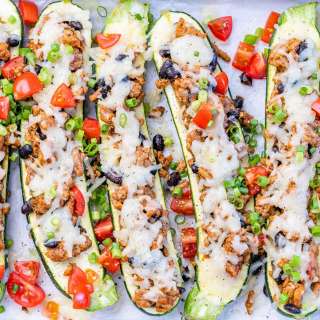 Zucchini Taco Boats
