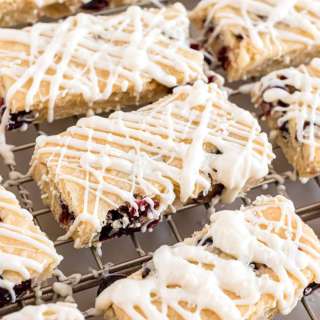 Cranberry White Chocolate Shortbread
