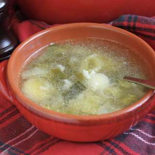Cock-a-Leekie Soup for Burns Night