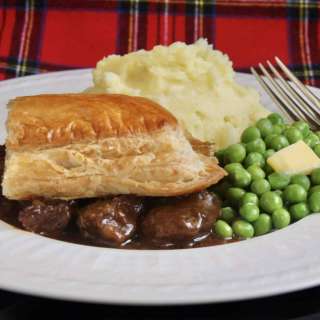 Scottish Steak Pie (with Puff Pastry Topping)
