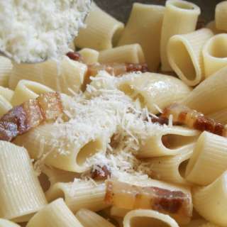 Pancetta Pasta (Easy 4 Ingredient Recipe)