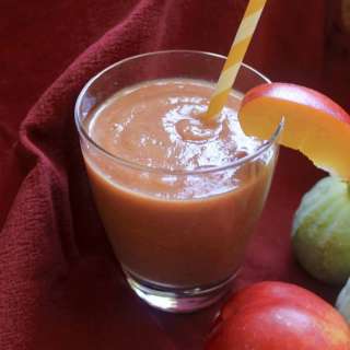 Raspberry Nectarine Smoothie (with Fresh Figs)