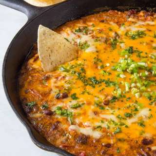Meaty Chili Cheese Dip Recipe (With Ground Beef)