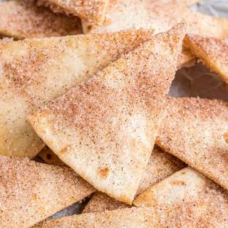 Baked Cinnamon Sugar Tortilla Chips Recipe
