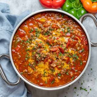 Easy Stuffed Pepper Soup