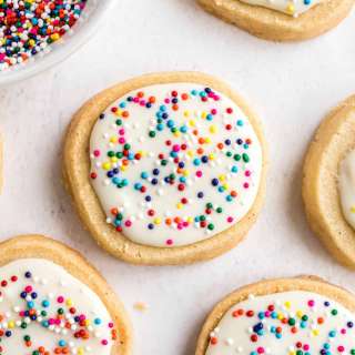 Vanilla Bean Shortbread Cookies