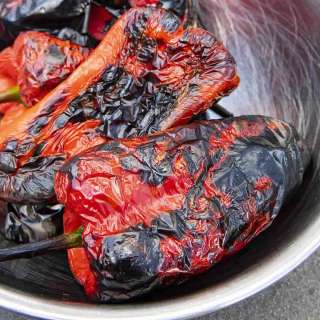 How to Freeze Roasted Chili Peppers