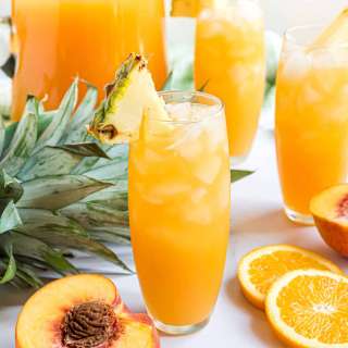 Tropical Champagne Cocktails