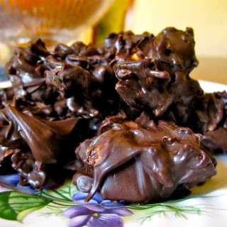 Homemade “Crunchie Rocks" Chocolates
