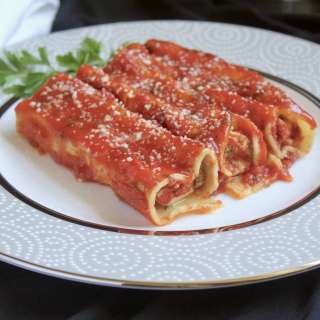 Manicotti (Three Cheese, No-Boil Pasta Recipe)