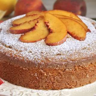 Peach Cake (Easy Recipe - No Peeling Necessary)