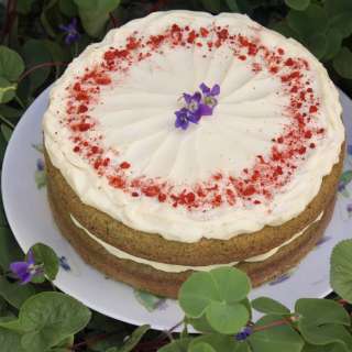 Green Cake or Moss Cake for St Patrick's Day (Made with Spinach)