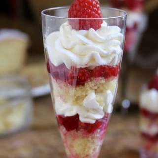 Individual Lemon Raspberry Trifles