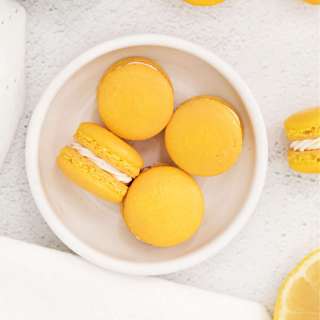 Lemon Curd Macarons Recipe