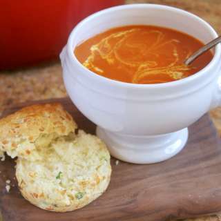 Quick Tomato and Turmeric Soup Recipe