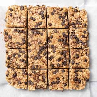 No Bake Peanut Butter Oatmeal Bars
