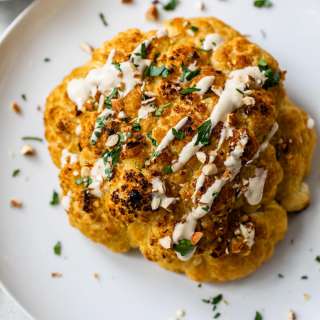 Whole Roasted Cauliflower