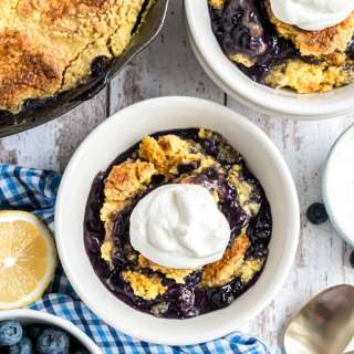 Lemon Blueberry Dump Cake