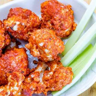 Air Fryer BBQ Cauliflower Wings