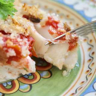 Oven Baked Fish (Italian Style with Tomatoes)