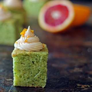 Kale and Blood Orange Cake (with vegan option)