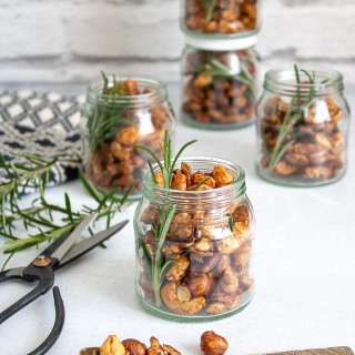 Rosemary Maple Spiced Roasted Nuts and Seeds