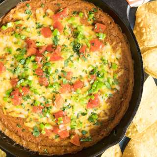 Easy Cheesy Chipotle Bean Dip Recipe