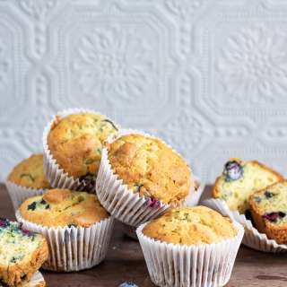 Blueberry Courgette Muffins (Zucchini)