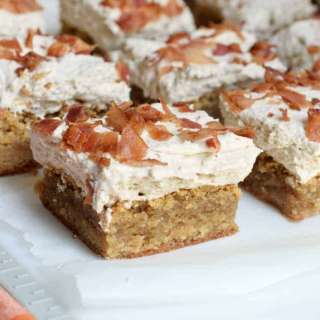 Maple Bacon Blondies