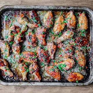 Chinese Sheet Pan Chicken Wings