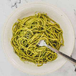 Spaghetti with Pesto Genovese