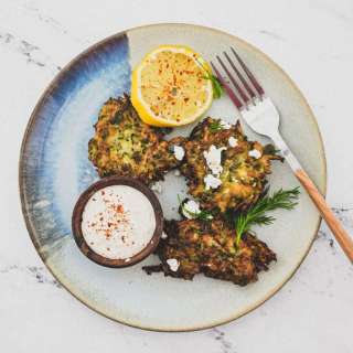 Turkish Mücver (Zucchini Fritters)