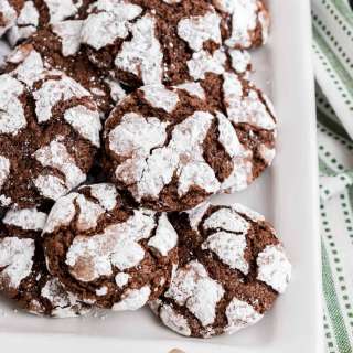 Chocolate Crinkle Cookies