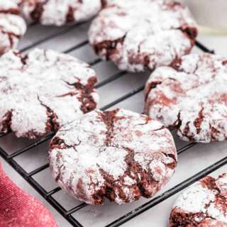 Red Velvet Crinkle Cookies Recipe