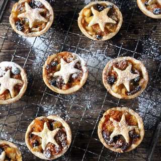 Sweet Apple and Cider Mince Pies with Cheddar Pastry