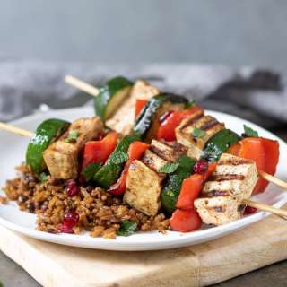 Persian Tofu & Vegetable Skewers