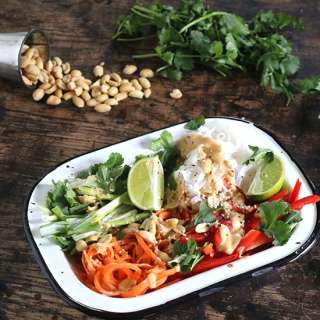Vegan Noodle Salad with Peanut Sauce