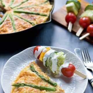 Sweet Potato Frittata with Asparagus