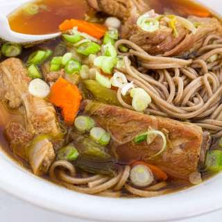 Pork Rib Soup with Noodles