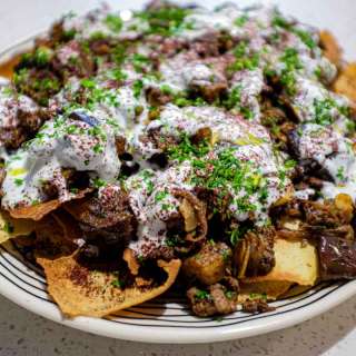 Lamb & Eggplant Fatteh