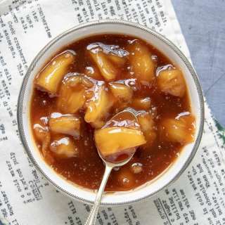 Easy Vanilla Pineapple Compote