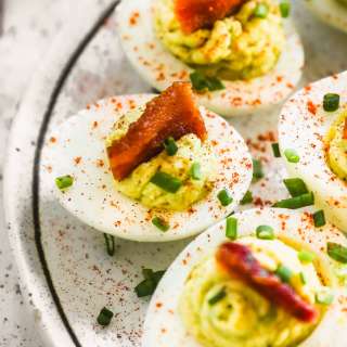 Avocado Deviled Eggs