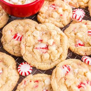 White Chocolate Peppermint Cookies Recipe