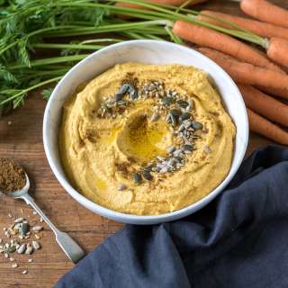 Easy Carrot Hummus