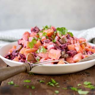 Rosolli (Finnish Beet Salad)