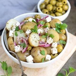 Greek Potato Salad (patatosalata)