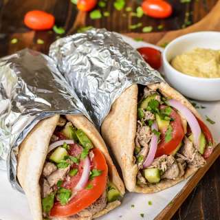 Slow Cooker Chicken Shawarma