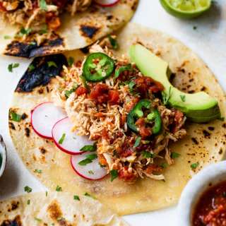 Shredded Chicken Tacos