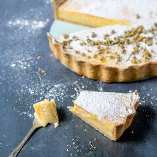 Lemon Tart with Chamomile Pastry